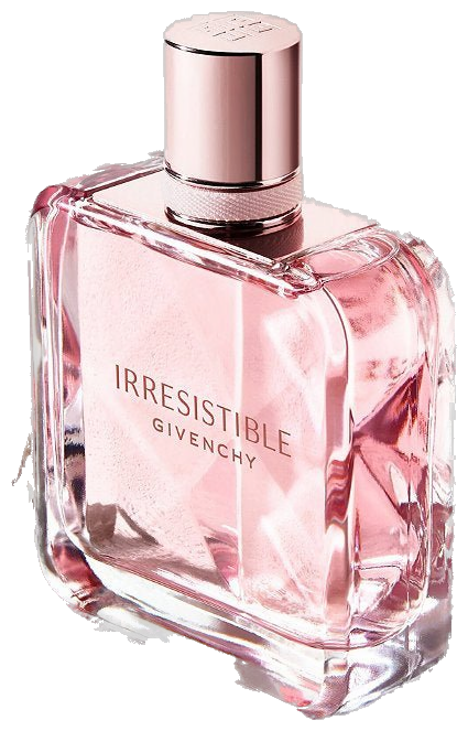 Frasco real de Givenchy Irresistible, sin fondo