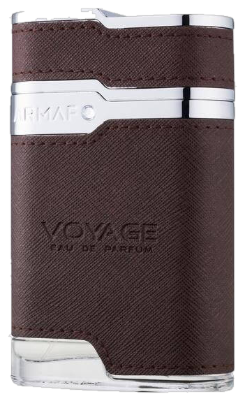 Frasco real de Armaf Voyage Brown, sin fondo