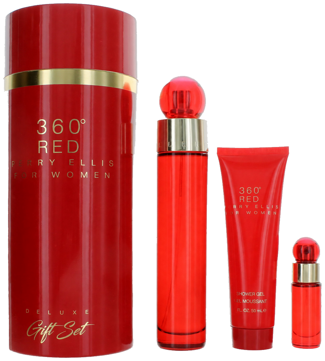 Frasco real de Pe 360 Red EDP / sg/.25spr, sin fondo