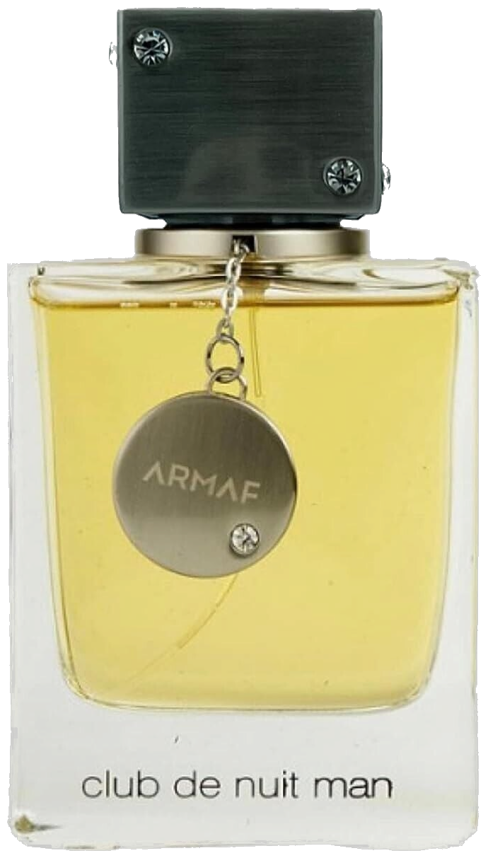 Frasco real de Armaf Club de Nuit Classic, sin fondo