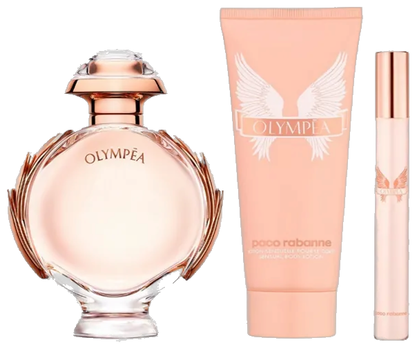 Frasco real de Paco Olympea EDP / bl+mini, sin fondo