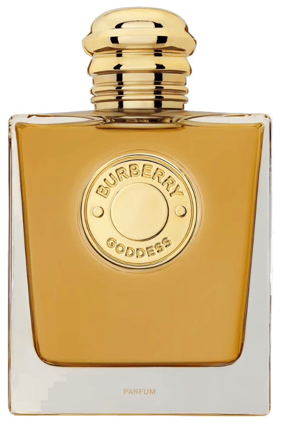Frasco real de Burberry Goddess Parfum, sin fondo