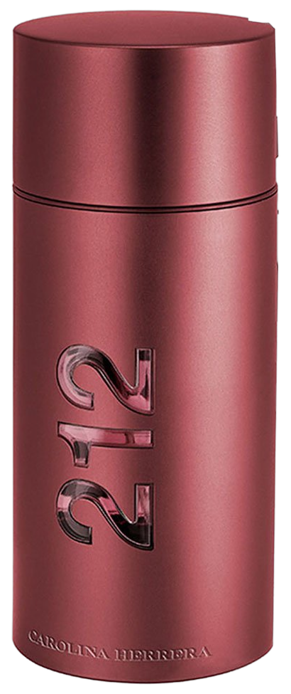 Frasco real de Carolina Herrera 212 Sexy Men, sin fondo
