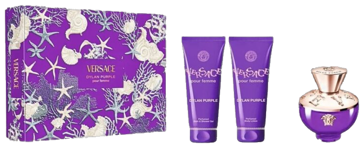 Frasco real de Versace Dylan Purple + EDP / bl/ sg, sin fondo