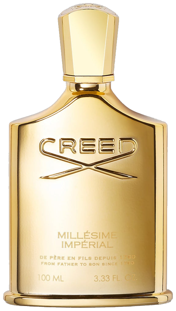 Frasco real de Creed Millésime Impérial Gold, sin fondo