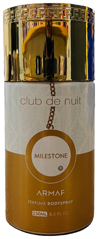 Frasco real de Armaf Cdn Club De Nuit Milestone All Over Spray, sin fondo