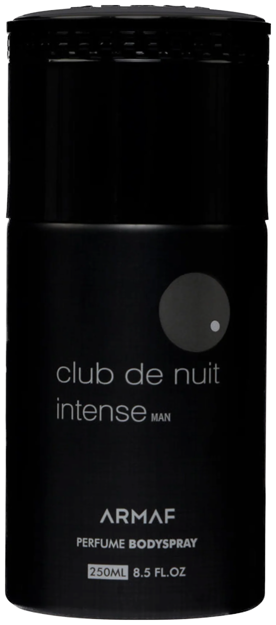 Frasco real de Armaf Cdn Club De Nuit Intense All Over Spray, sin fondo
