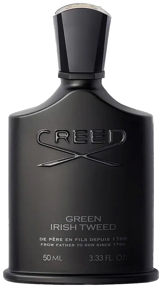 Frasco real de Creed Green Irish Tweed, sin fondo