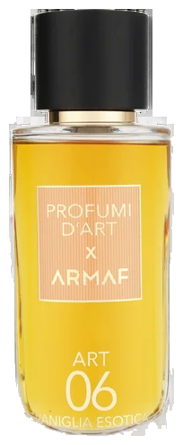 Frasco real de Armaf Profumi D'Art 06 Vaniglia Esotica, sin fondo