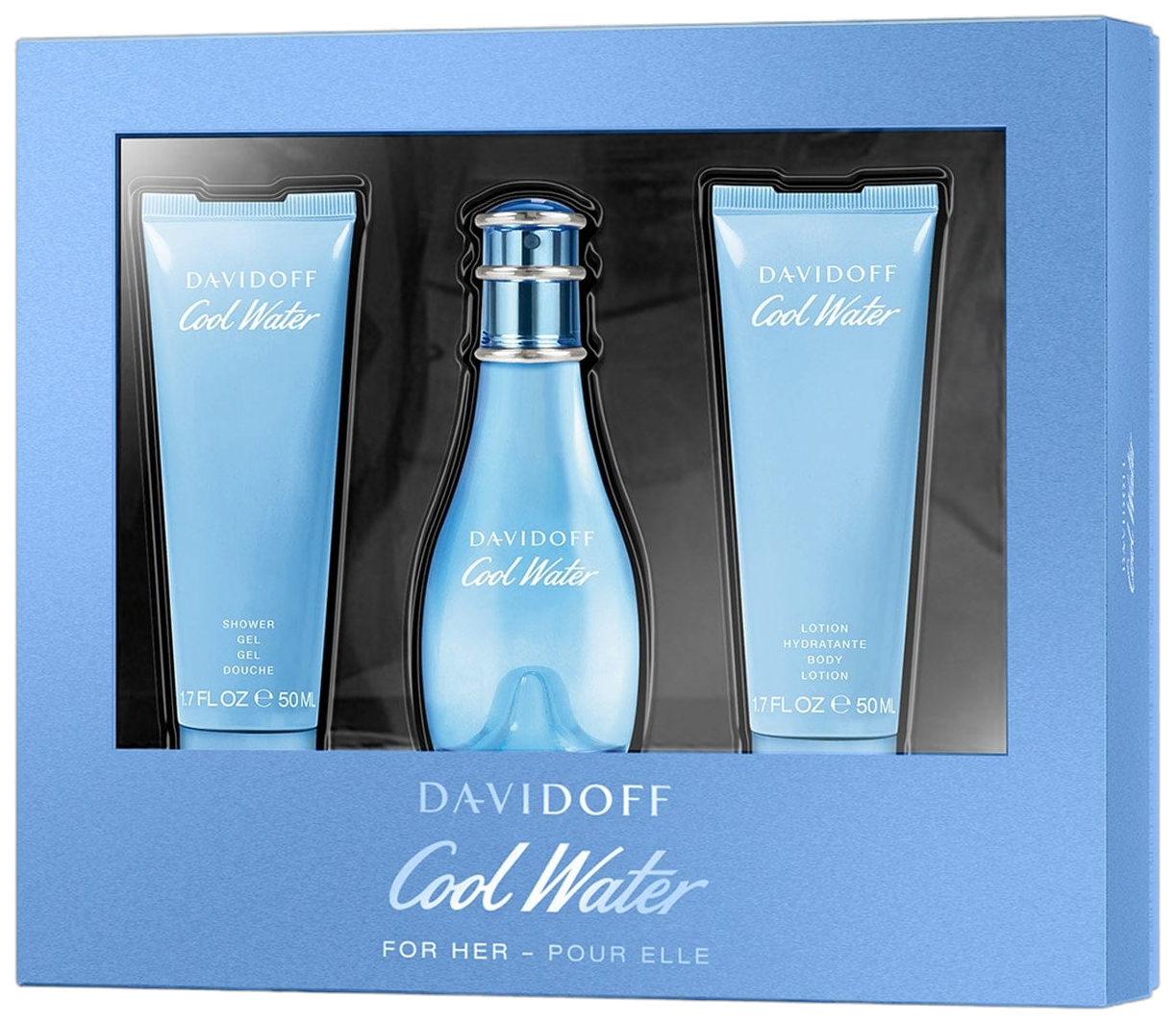 Frasco real de Davidoff Coolwater /sg/bl, sin fondo