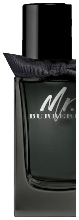 Frasco real de Mr. Burberry Eau de Parfum, sin fondo
