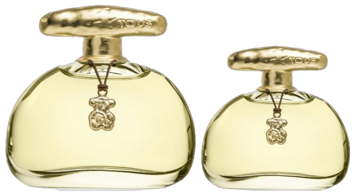 Frasco real de Tous Touch + Edt-hb, sin fondo