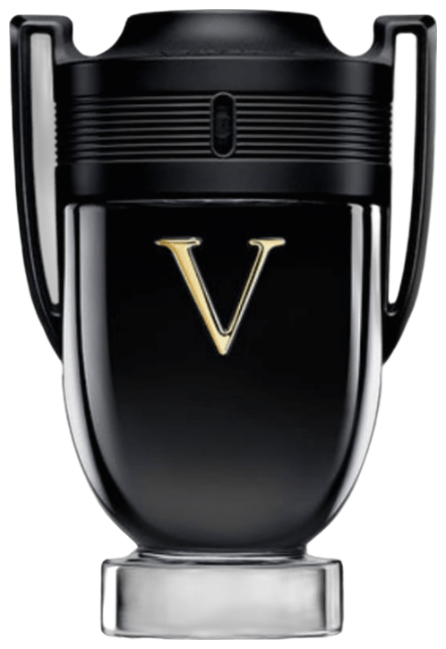 Frasco real de Paco Invictus Victory EDP Extreme, sin fondo