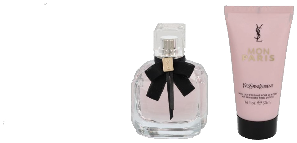 Frasco real de Ysl Mon Paris EDP / bl Trvl Set, sin fondo