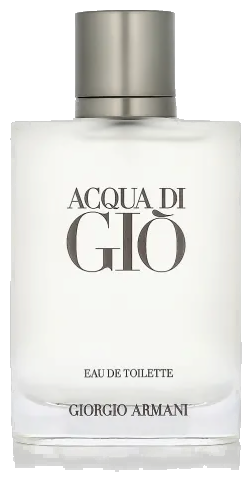 Frasco real de Giorgio Armani Acqua di Gio, sin fondo