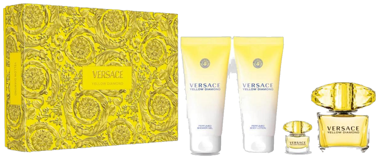 Frasco real de Versace Yellow Diamond EDT / bl/ sg/beauty Case, sin fondo