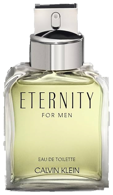 Frasco real de Calvin Klein Eternity para caballero, sin fondo