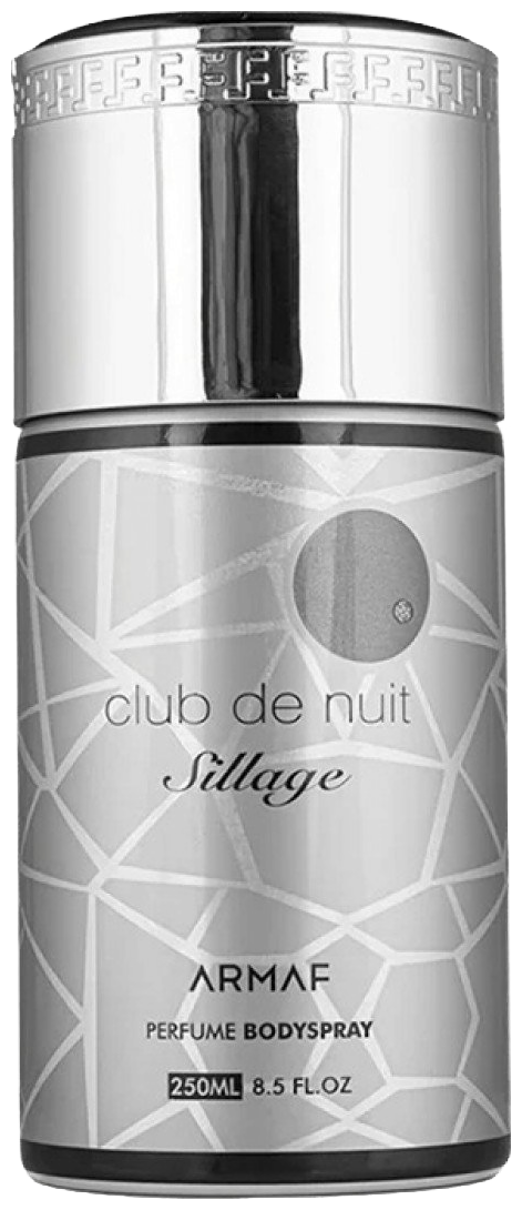Frasco real de Armaf Cdn Club De Nuit Sillage All Over Spray, sin fondo