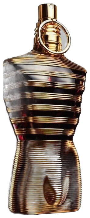 Frasco real de Jpg Le Male Elixir Parfum, sin fondo