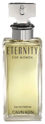 Frasco real de Calvin Klein Eternity para dama, sin fondo