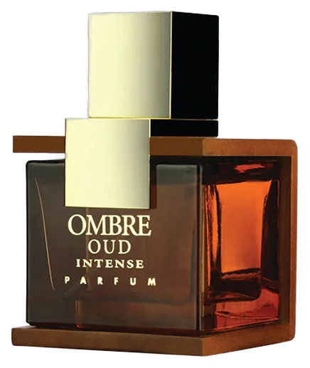 Frasco real de Armaf Ombré Oud Intense, sin fondo