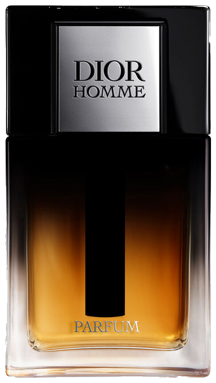 Frasco real de Dior Homme Parfum, sin fondo