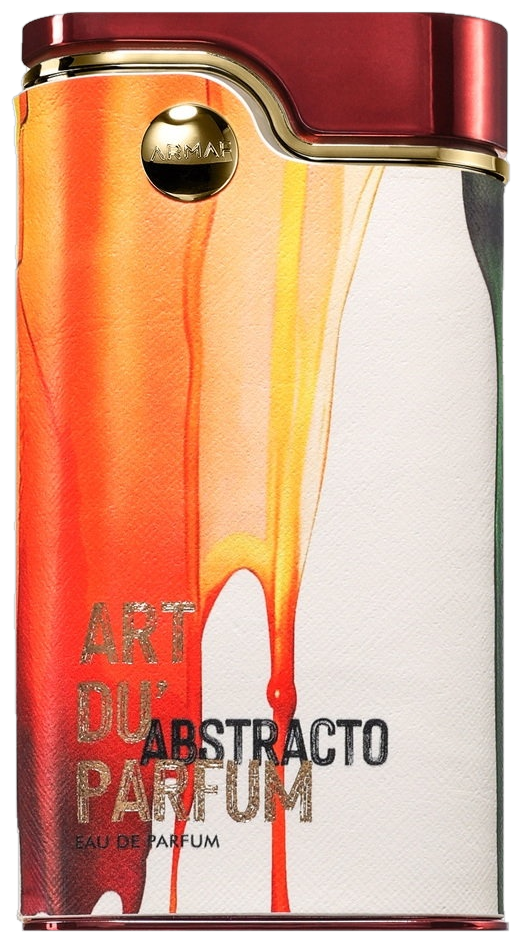 Frasco real de Armaf Art Du'Parfum Abstracto, sin fondo