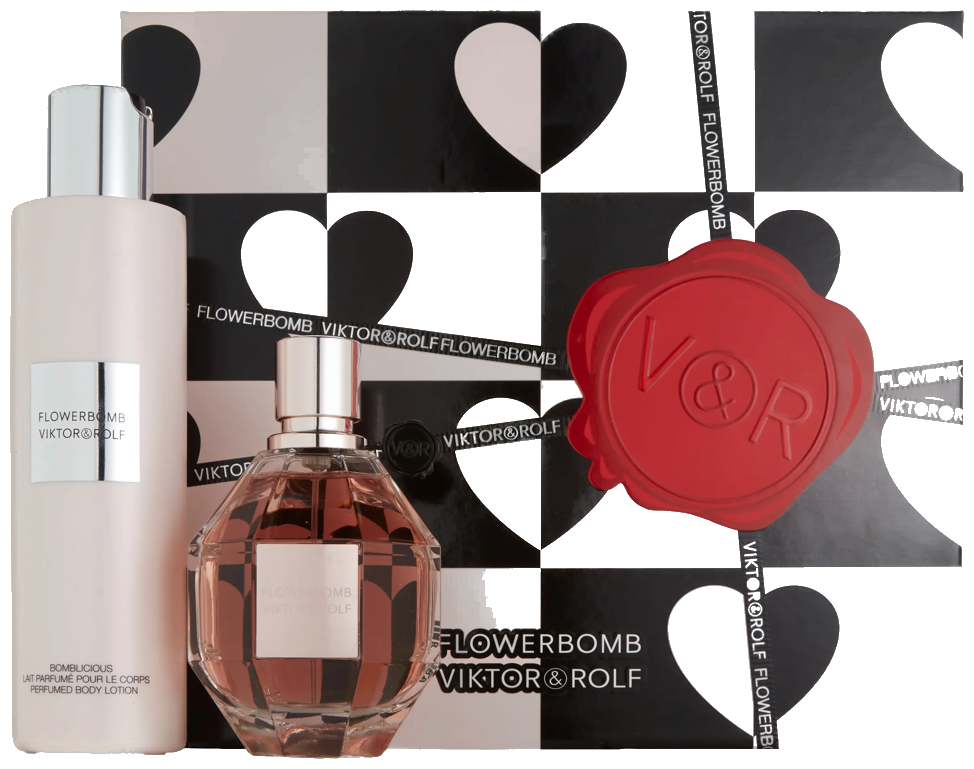 Frasco real de Flower Bomb + EDP / bl-hb, sin fondo