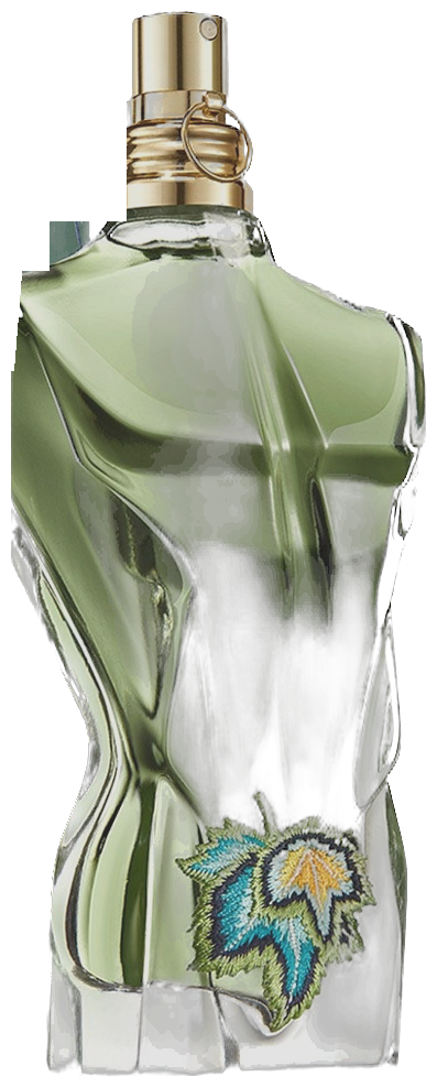 Frasco real de Jpg Le Beau Paradise Garden EDP, sin fondo