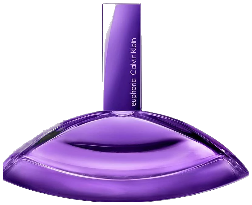 Frasco real de Calvin Klein Euphoria Bold Elixir, sin fondo