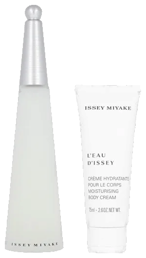 Frasco real de Issey Miyake EDT / Body Cream, sin fondo