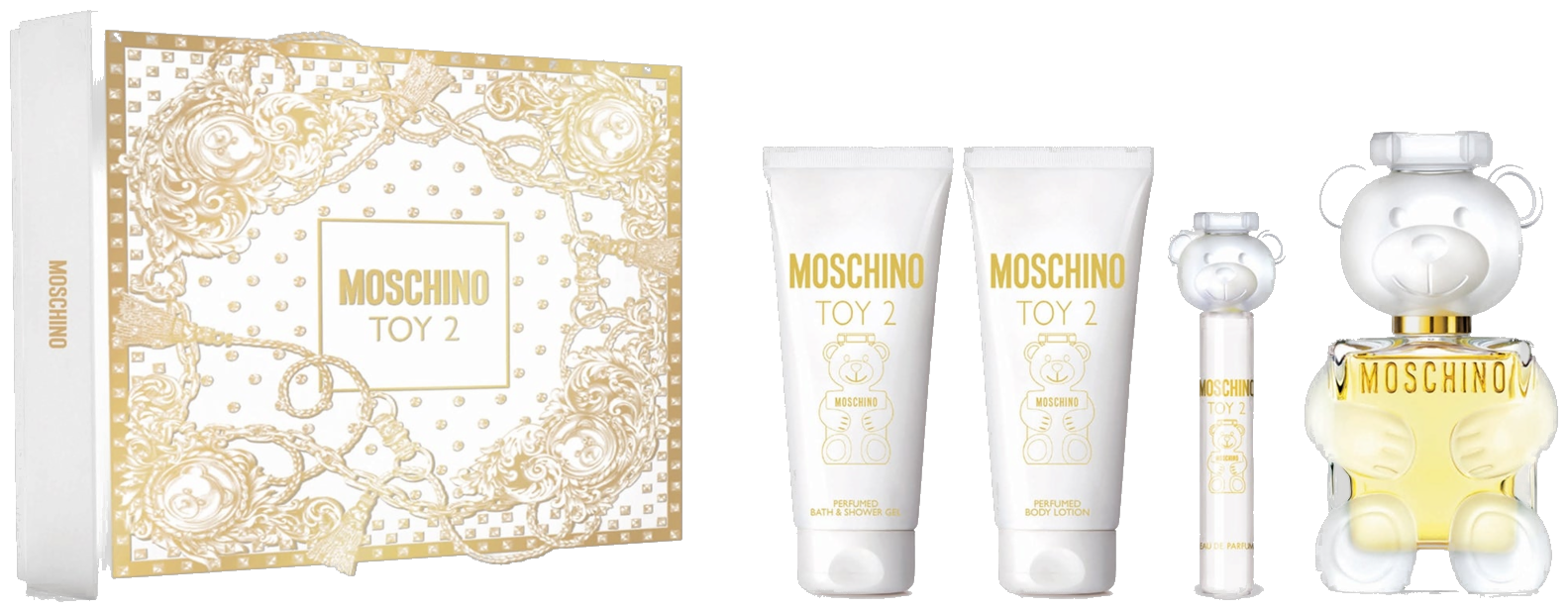 Frasco real de Moschino Toy2 edp/ bl/ sg/, sin fondo