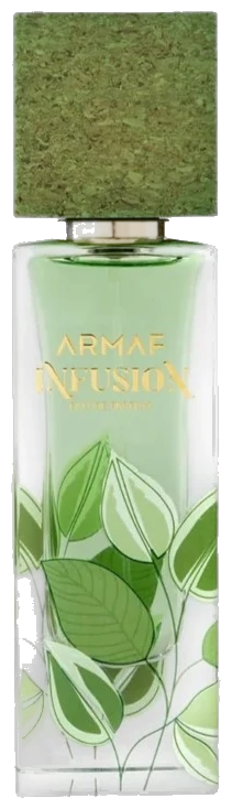 Frasco real de Armaf Infusion EDP, sin fondo