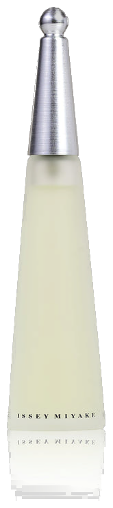 Frasco real de Issey Miyake L'Eau d'Issey, sin fondo