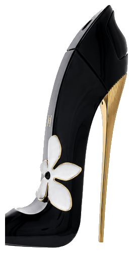 Frasco real de Carolina Herrera Good Girl Jasmine Absolute, sin fondo