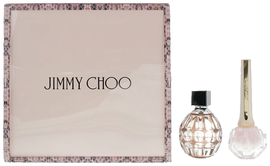 Frasco real de Jimmy Choo +jc-nailpolish, sin fondo