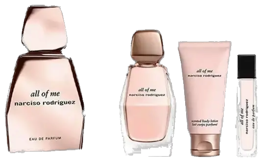 Frasco real de Narciso Rodriguez All Of Me + EDP / bl, sin fondo