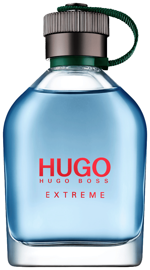 Frasco real de Hugo Boss Hugo Extreme, sin fondo