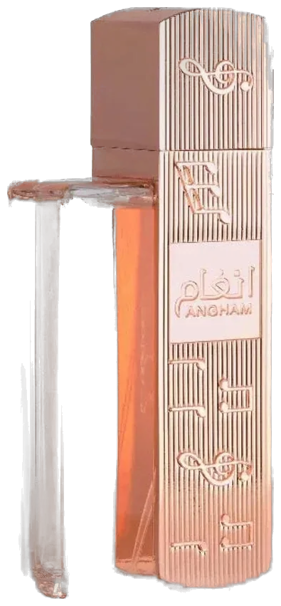 Frasco real de Lattafa Angham Second Song EDP, sin fondo