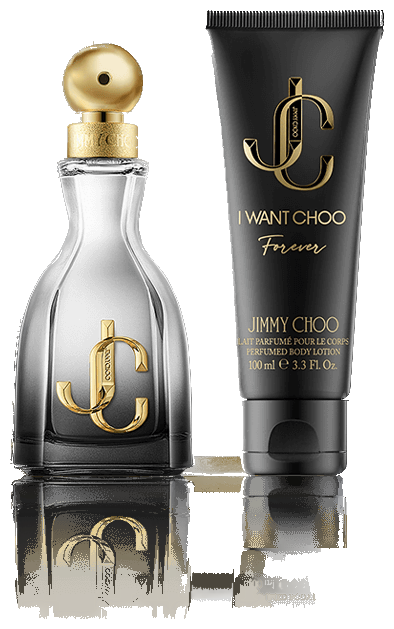 Frasco real de Jimmy Choo I Want Choo Forever + ml EDP / Bl, sin fondo