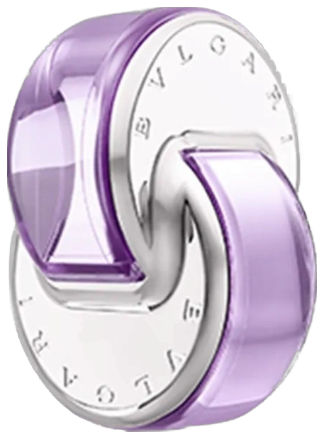 Frasco real de Bvlgari Omnia Amythyst EDT, sin fondo