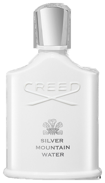 Frasco real de Creed Silver Mountain EDP, sin fondo