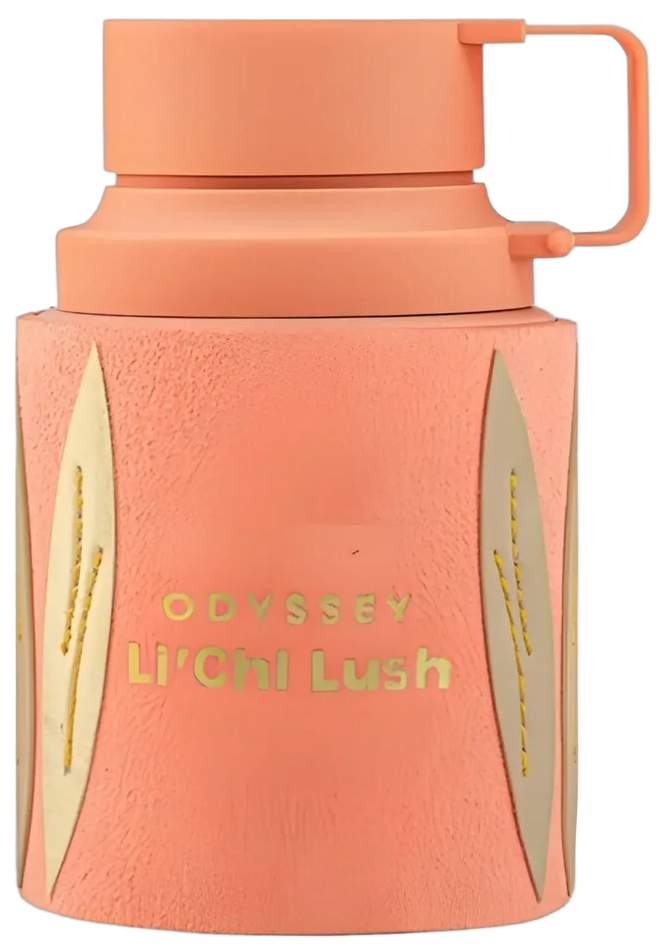 Frasco real de Armaf Odyssey Lichi Lush, sin fondo