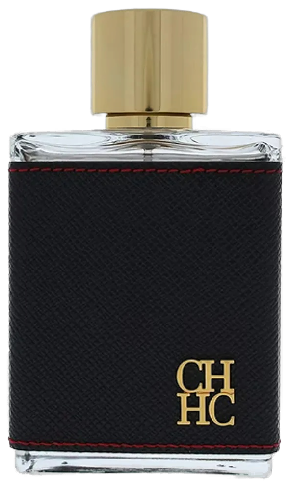 Frasco real de Carolina Herrera CH Men, sin fondo