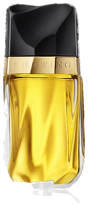 Frasco real de Estée Lauder Knowing, sin fondo