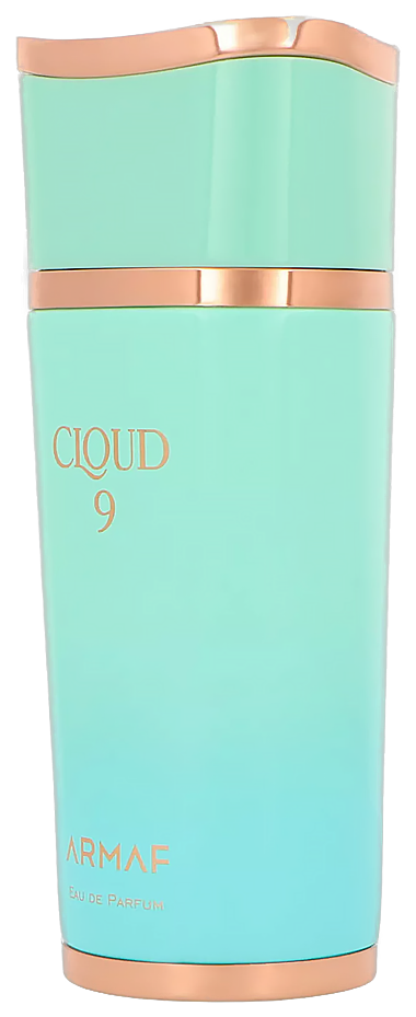 Frasco real de Armaf Cloud 9, sin fondo