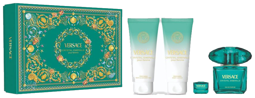 Frasco real de Versace Bright Crystal Emerald EDP / sg/ bl/ Spl, sin fondo