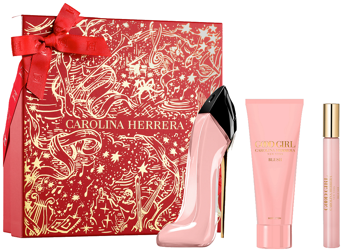 Frasco real de Ch Goodgirl Blush + ( ) EDP, sin fondo