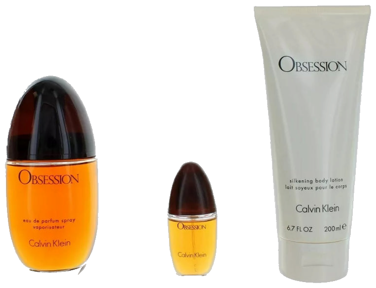 Frasco real de Ck Obsession + EDP / bl, sin fondo
