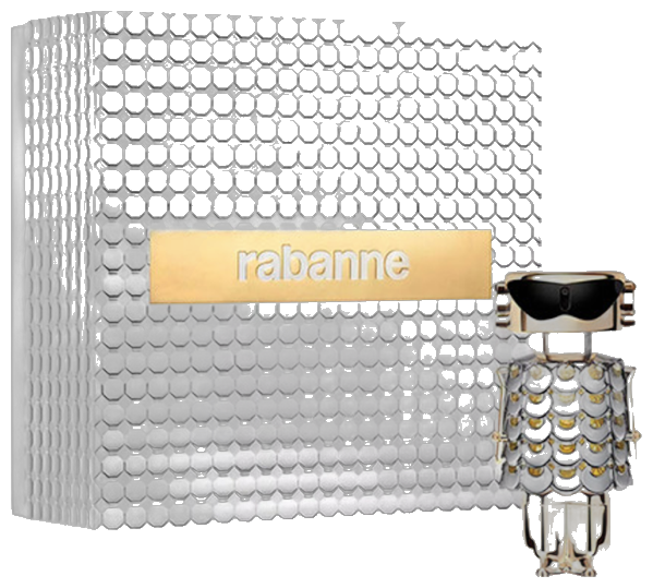 Frasco real de Paco Fame + (.68) EDP Trvl Box, sin fondo